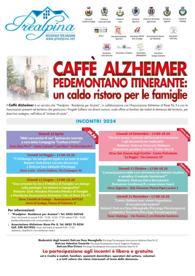 Caffe Alzheimer Pedemontano 2024