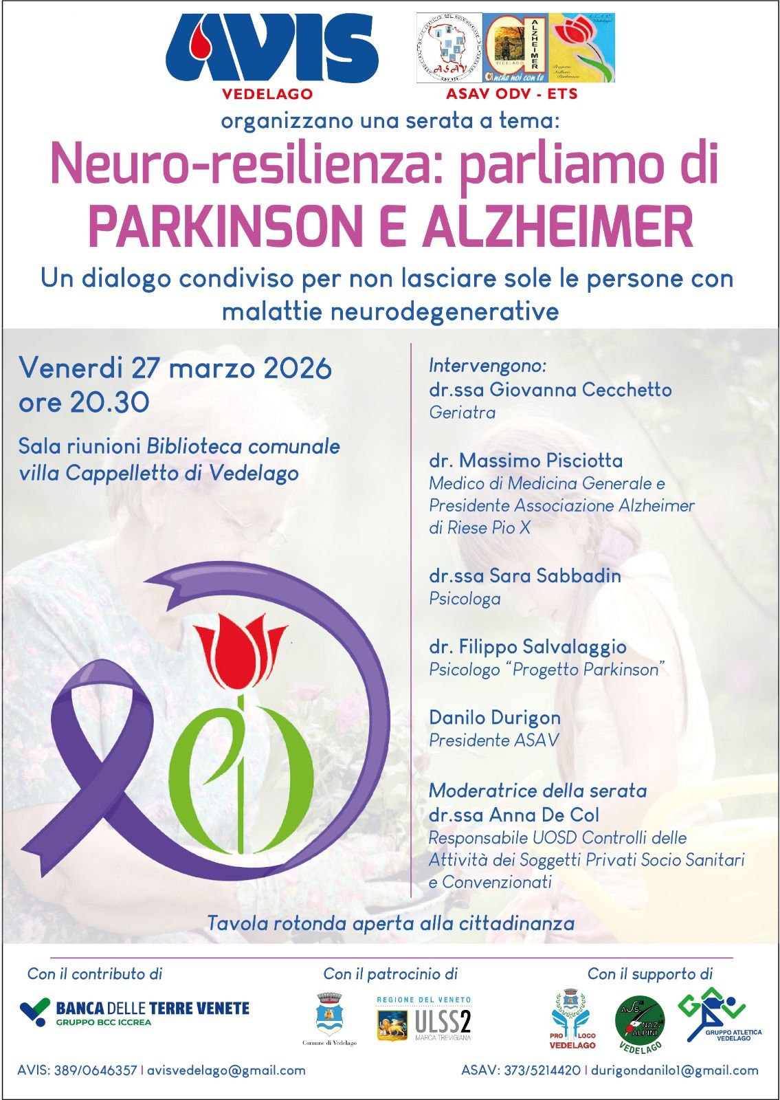 2026 03 27 Neuroresilienza Parkinson e Alzheimer Vedelago