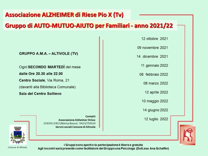 Auto-Mutuo-Aiuto Altivole 2021-2022