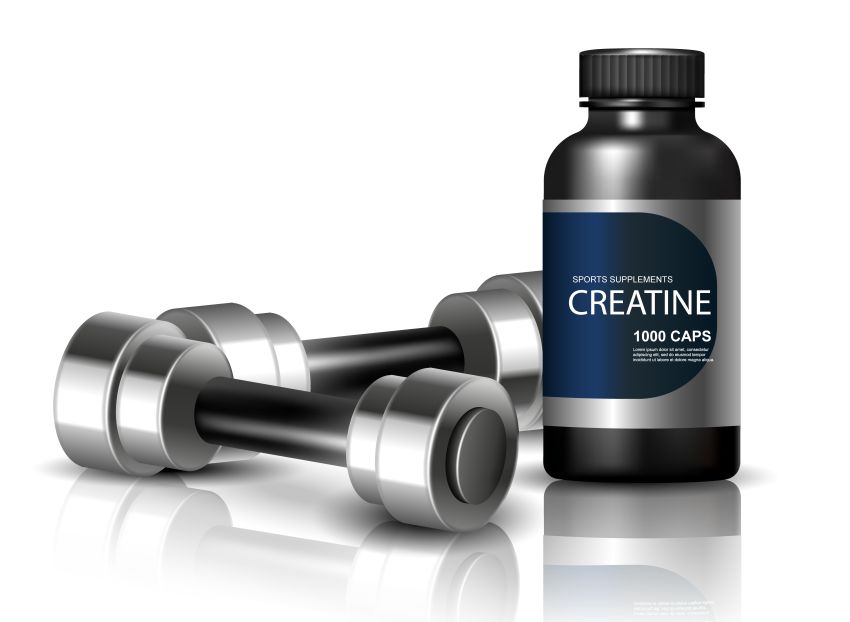 Creatine and sport equipment
