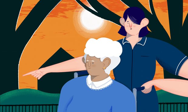 La vita segreta di un caregiver di demenza: un ferro da stiro nel frigo? (Grafica: Michael Driver)