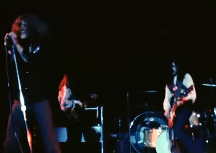 Led Zeppelin Dazed and Confused Royal Albert Hall 1970 via Youtube