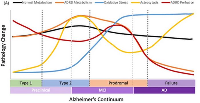 Neurovascular and metabolic changes across the AD spectrum