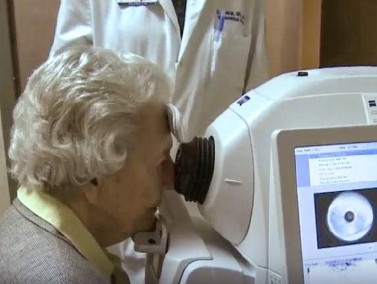Retinal scan at Duke Health