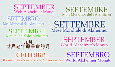 Settembre Mese Mondiale Alzheimer