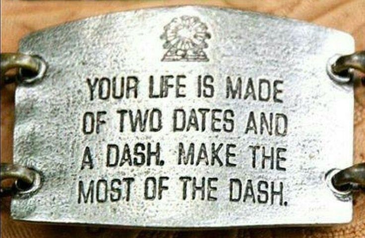 The Dash Between Two Dates