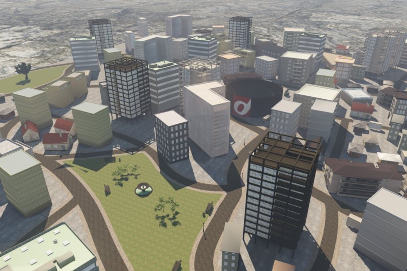 Virtual city for navigation test