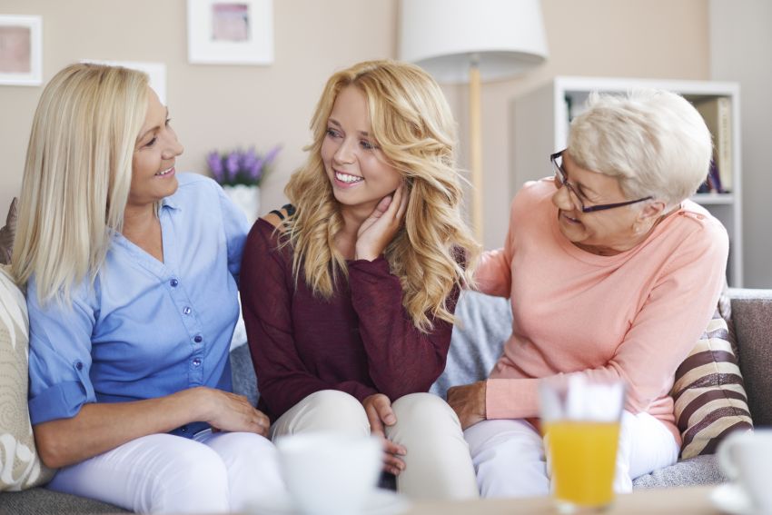 caregiver with supporting people 