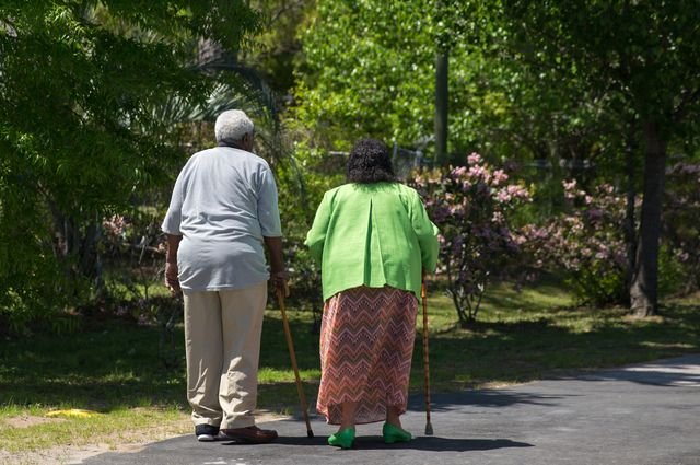 elderly walking 