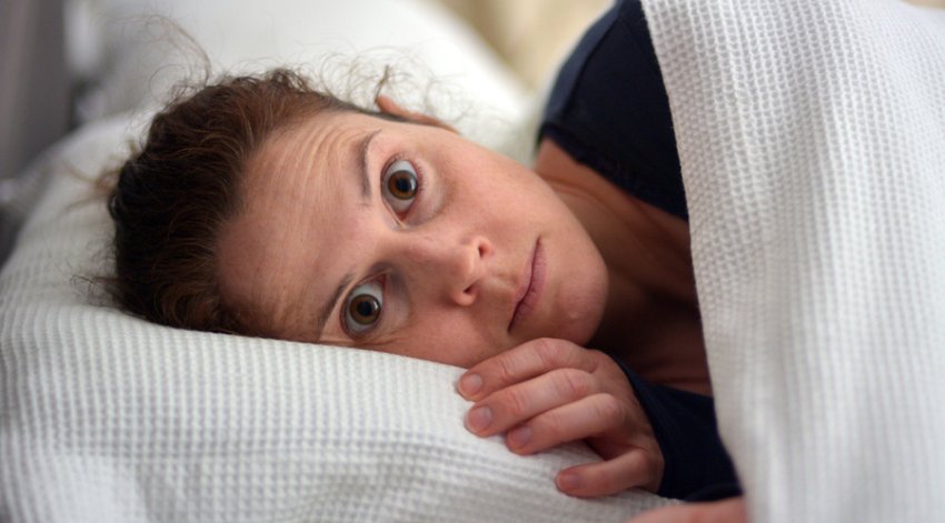 lady trying to sleep shutterstock