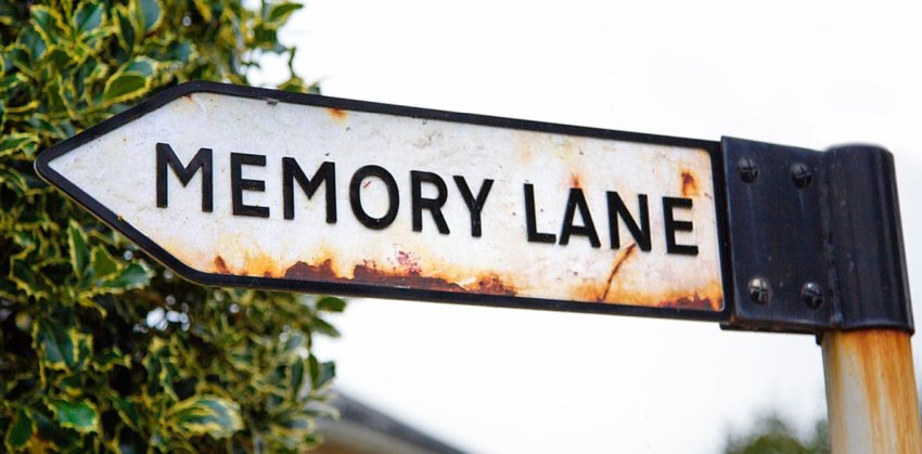 sign 'memory lane'