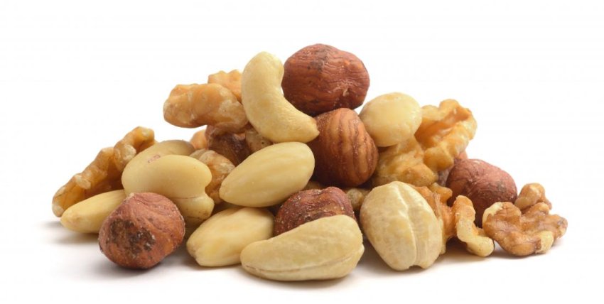 small pile of nuts