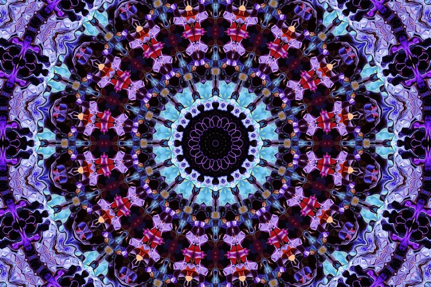 violet kaleidoscope