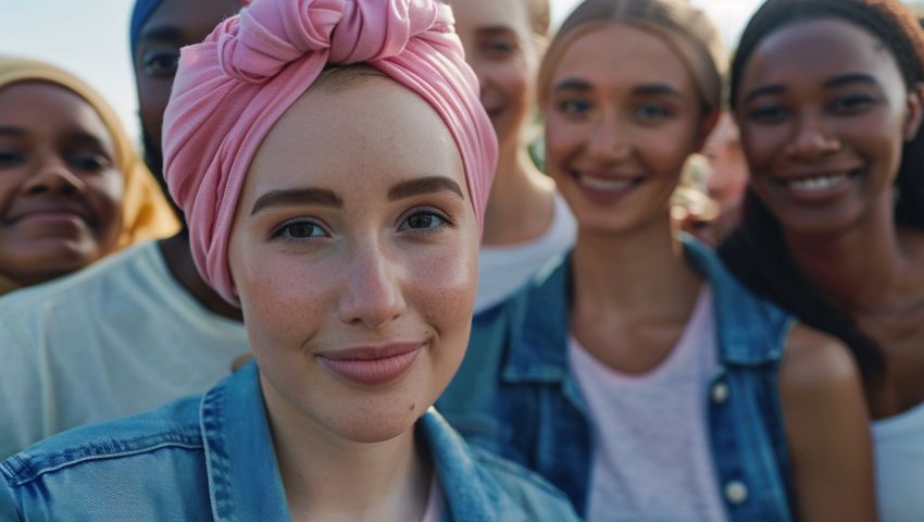 woman with breast cancer